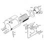 Genuine Stihl RE630 W / F - Heat exchanger