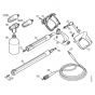 Genuine Stihl RE88 / D - Spray gun, Spray lance/wand