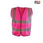 Scan Hi-Vis Waistcoat Pink - M (41in) - BX-300