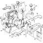 Genuine Stihl SH85 / Q - Fan housing inside SH 85 (04.2001), (45.2001), (18.2002)