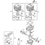 Genuine Stihl SH86 C-E / B - SH 86: Crankcase, Cylinder