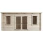 Store More Ashley Pent Log Cabin Garden Room - PT-5.0m x 4.0m