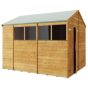 Store More Overlap Apex Shed - 10x8 Windowed