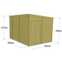 Store More Tongue and Groove Pent Shed - 10x8 Windowless