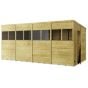 Store More Tongue and Groove Pent Shed - 16x8 Windowed