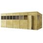 Store More Tongue and Groove Pent Shed - 20x8 Windowed