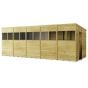 Store More Tongue and Groove Pent Shed - 20x8 Windowed