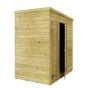 Store More Tongue and Groove Pent Shed - 4x6 Windowless