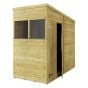 Store More Tongue and Groove Pent Shed - 4x8 Windowed