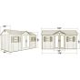 Lifetime 15x8ft Heavy Duty Plastic Garden Shed - Single Entrance