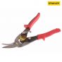 Stanley Red Offset Aviation Snip Left Cut 250mm - 2-14-567