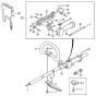 Tanaka TBC-4500 - P226531 - Handle Throttle Lever