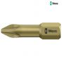 Wera 855/1 TH Pozidriv Torsion PZ3 Extra Hard Bit 25mm Carded Pack of 2 - 5073372001