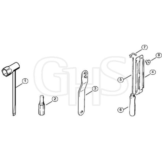 Genuine Stihl 010 AV / S - Tools, Extras