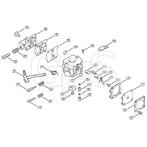 Genuine Stihl 012 AVEQ / N - Carburetor WT-29