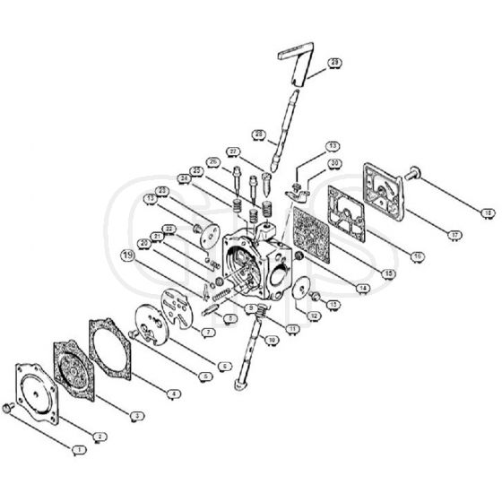 Genuine Stihl 015 AV / G - Carburetor HDC-17