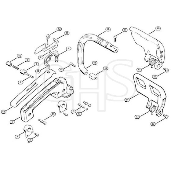 Genuine Stihl 020 1114 / L - Handle