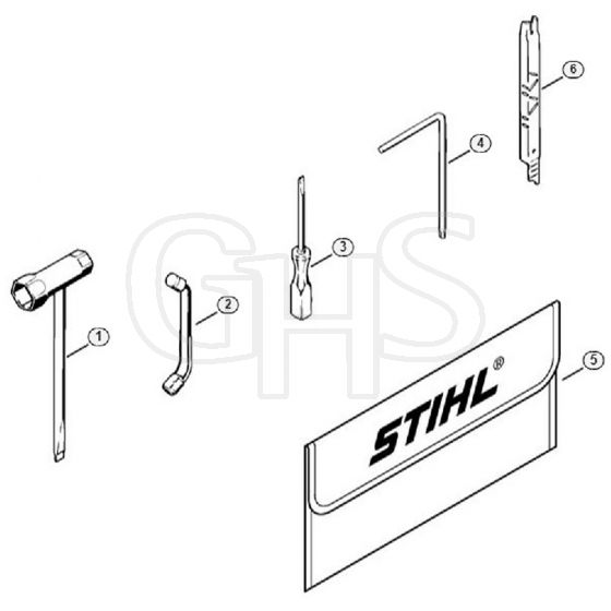 Genuine Stihl 020 1129 / O - Tools, Extras