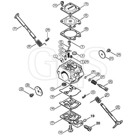 Genuine Stihl 020 T / M - Carburetor WT-326