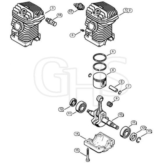 Genuine Stihl 023 / B - Engine 023, 023 L