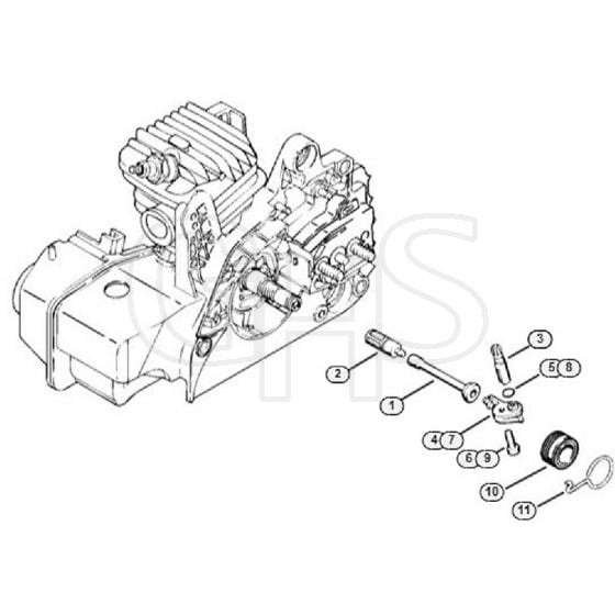 Genuine Stihl 023 / F - Oil pump