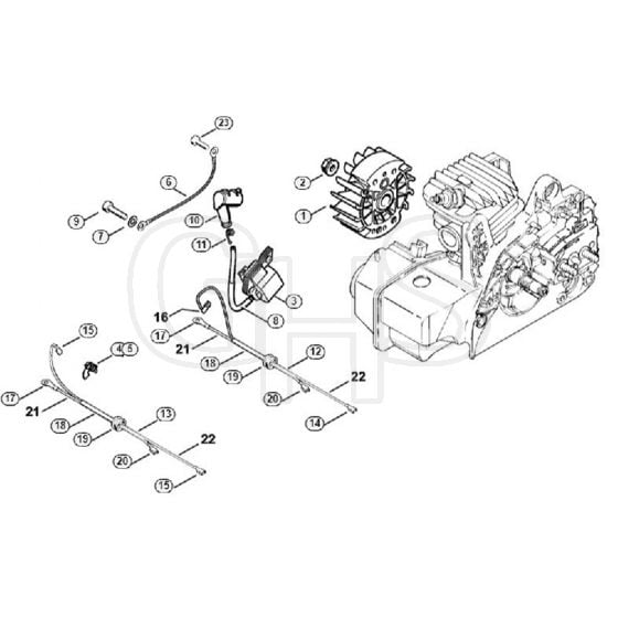 Genuine Stihl 023 L / K - Ignition system