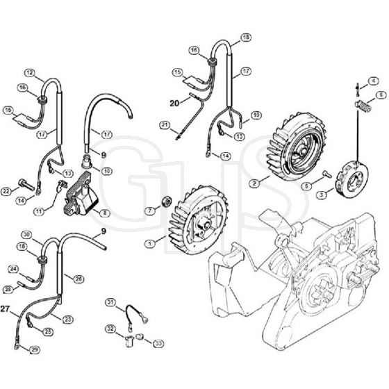 Genuine Stihl 024 / E - Ignition system