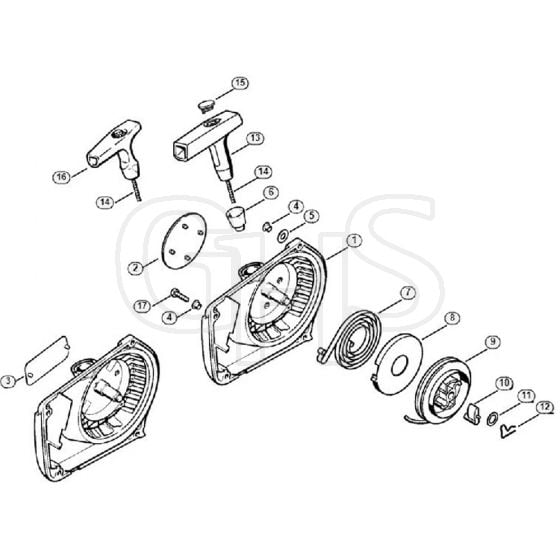 Genuine Stihl 024 / F - Rewind starter