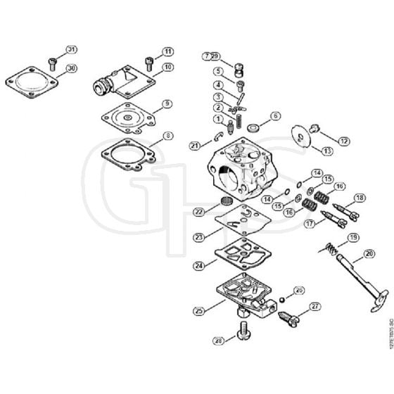 Genuine Stihl 024 / K - Carburetor WT-426