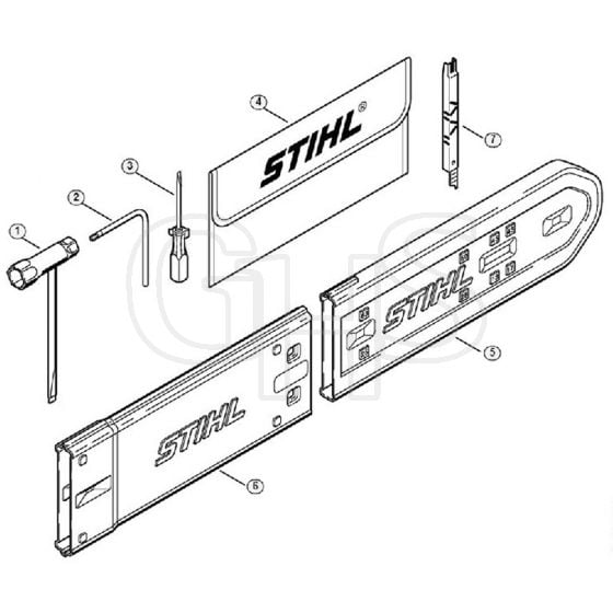 Genuine Stihl 024 WB / P - Tools, Extras