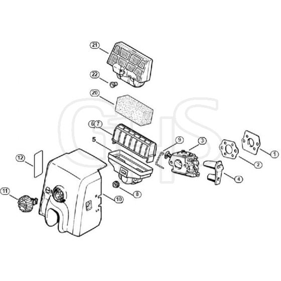 Genuine Stihl 025 / M - Air filter