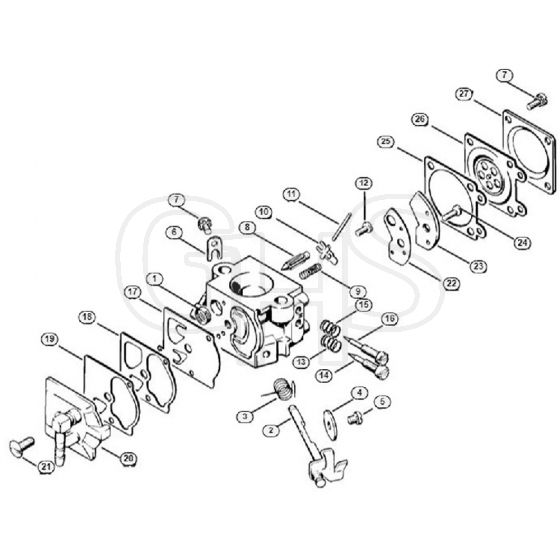 Genuine Stihl 031 / G - Carburetor Walbro