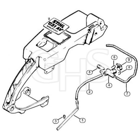 Genuine Stihl 031 / M - Heating