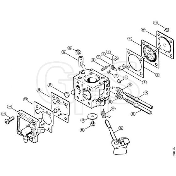 Genuine Stihl 032 AV / H - Carburetor