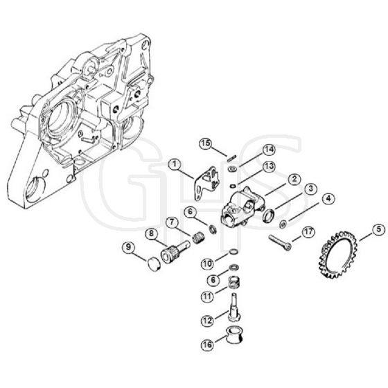 Genuine Stihl 038 / D - Oil pump