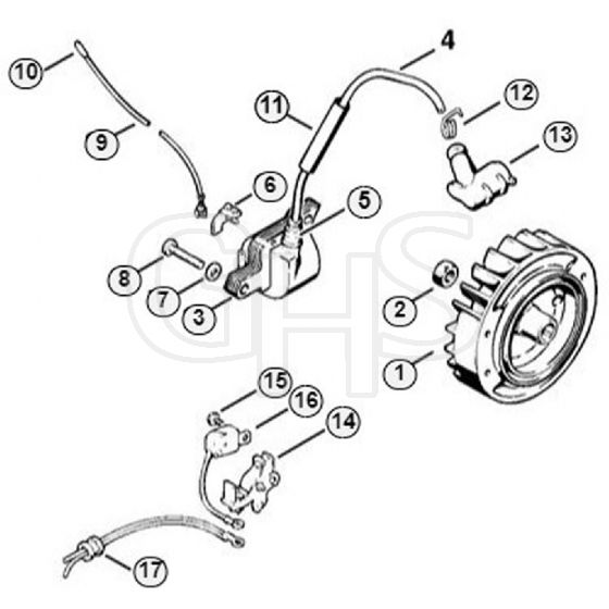 Genuine Stihl 038 M / F - Ignition system