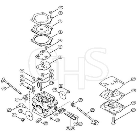 Genuine Stihl 042 / E - Carburetor