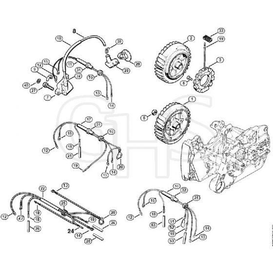 Genuine Stihl 044 C / F - Ignition system