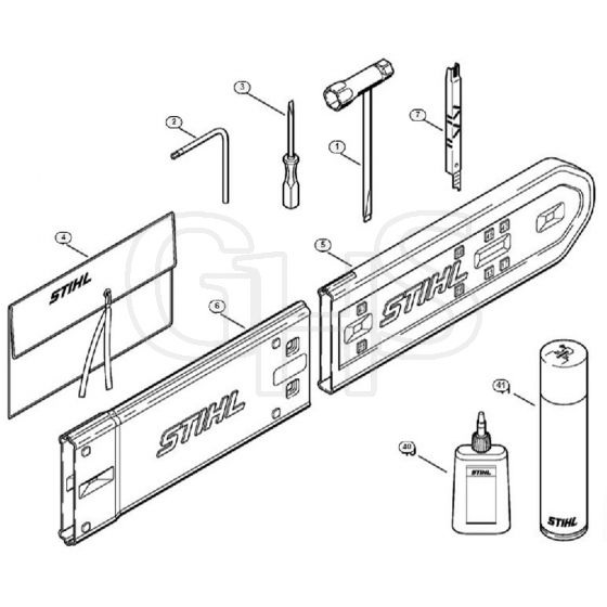 Genuine Stihl 044 C / Q - Tools, Extras