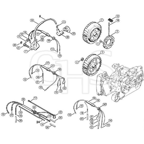 Genuine Stihl 044 / F - Ignition system