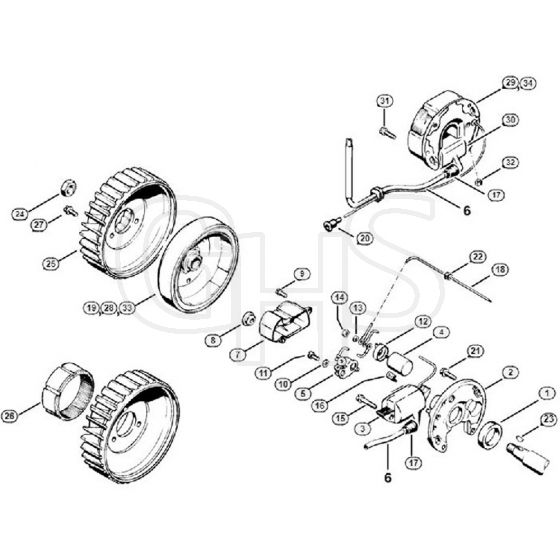 Genuine Stihl 045 AV / F - Ignition system