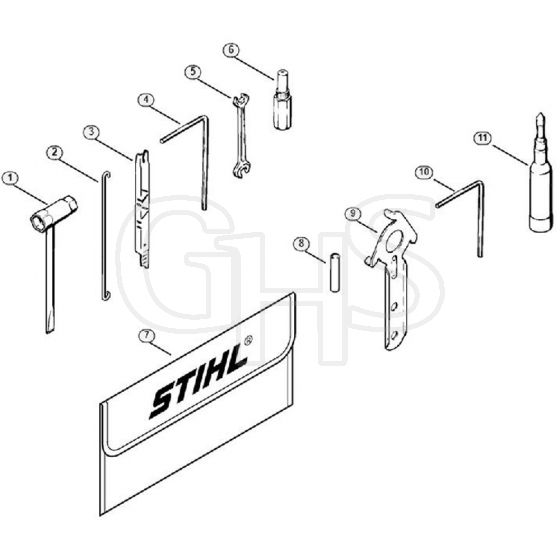 Genuine Stihl 045 AV / L - Tools, Extras