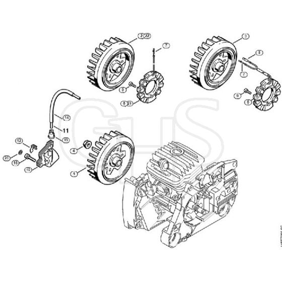 Genuine Stihl 046 C / F - Ignition system