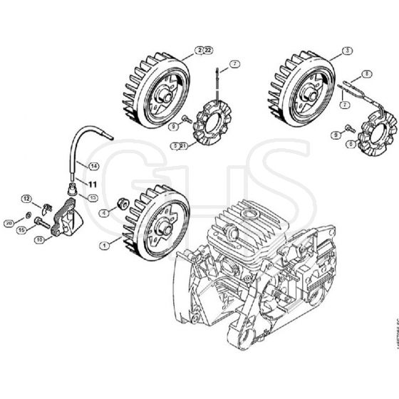 Genuine Stihl 046 / F - Ignition system