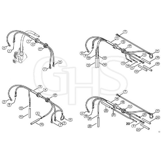 Genuine Stihl 046 Magnum / G - Wiring harness