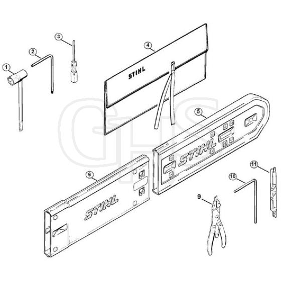 Genuine Stihl 048 AV / L - Tools, Extras