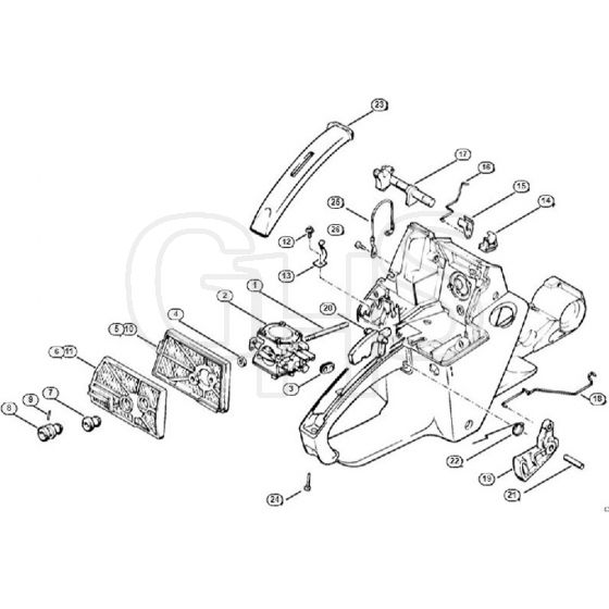 Genuine Stihl 048 / D - Air filter