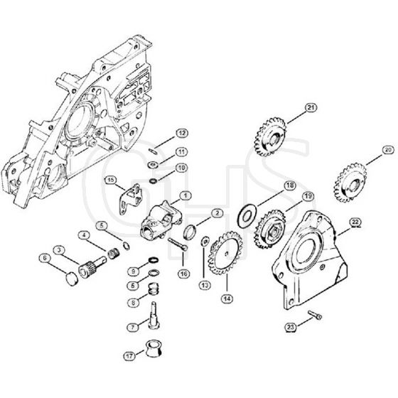 Genuine Stihl 056 / E - Oil pump