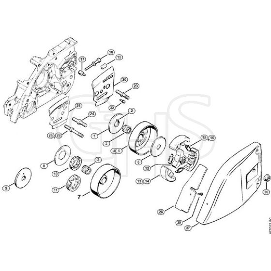 Genuine Stihl 056 / F - Clutch