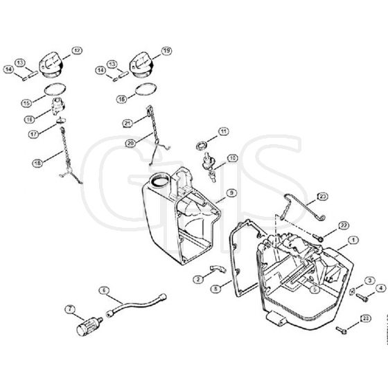 Genuine Stihl 056 / J - Carburetor box